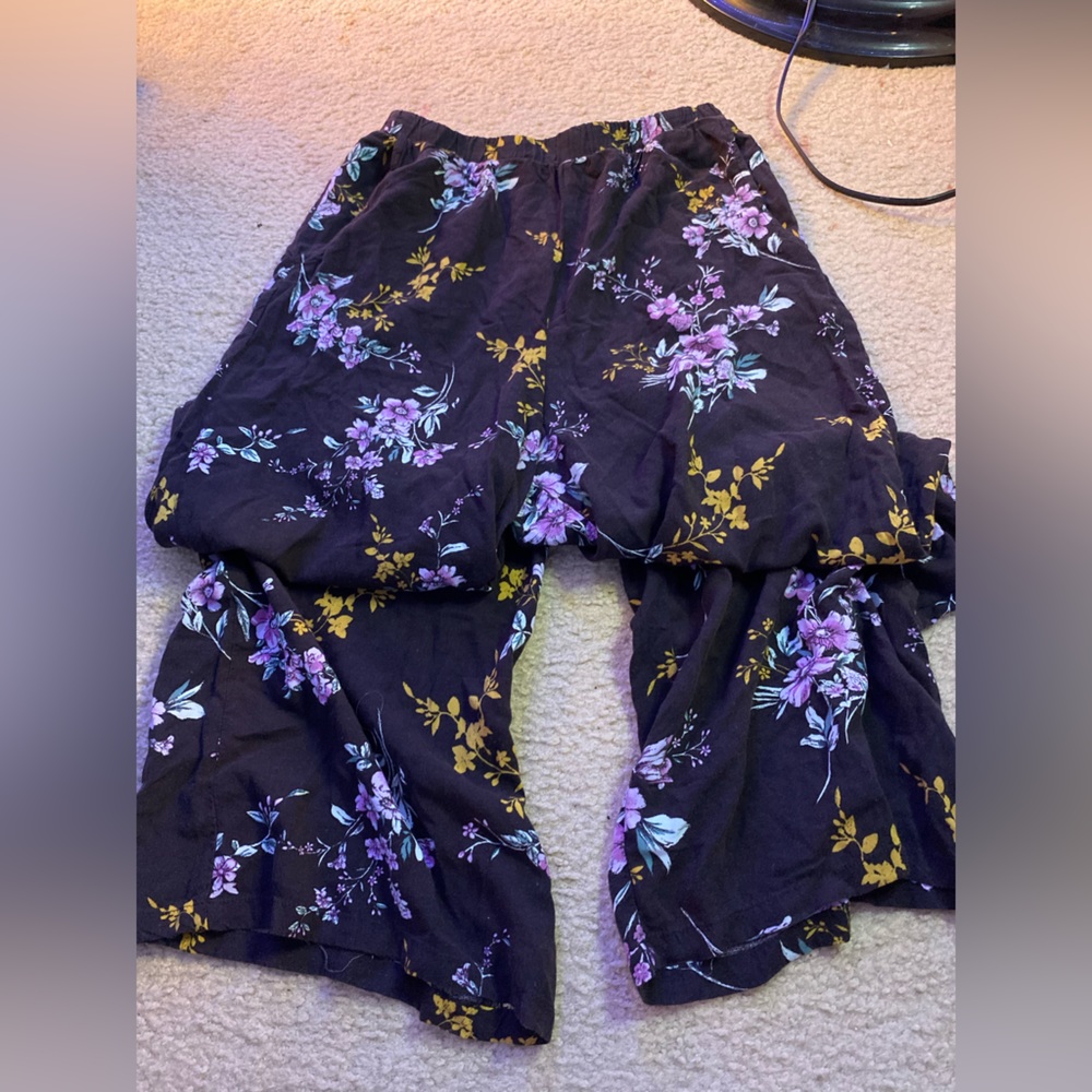 Floral Baggy Pants